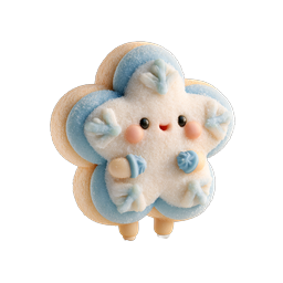 Adorable Kawaii Flower Character Icon - Cute Pastel Mascot