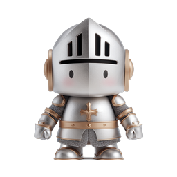 Cute Knight Icon for Playful Designs