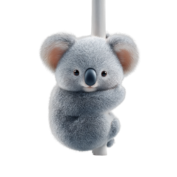 Cute Koala Bear Icon - Adorable Realistic 3D Wildlife Design