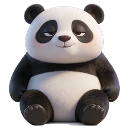 Adorable Cute Panda Icon for Nature Projects