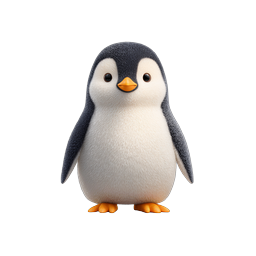 Adorable Cute Penguin Icon for Nature Projects