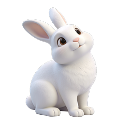 Adorable Cute Rabbit Icon for Your Projects