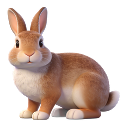 Cute Rabbit Icon for Fun and Whimsical Designs