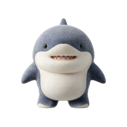 Cute Shark Icon for Children's Content
