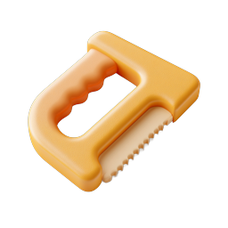 Stylized Cutting Tool Icon for Creative Projects