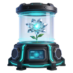 Cyber Flower Chamber Sci-Fi Containment Pod Icon