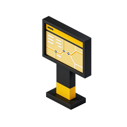3D Data Dashboard Screen Icon | Analytics Display