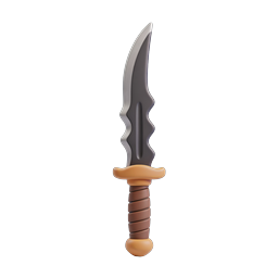 Decorative Dagger Icon for Fantasy Themes