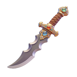 Elegant Decorative Knife Icon for Fantasy Projects