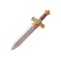 Decorative Sword Icon for Fantasy Themes