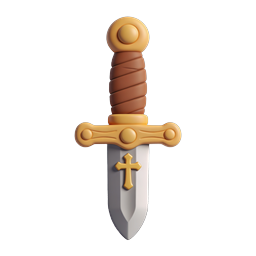 Decorative Sword Icon for Fantasy Themes