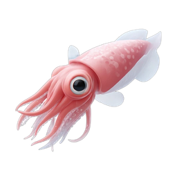 Adorable Cute Squid Icon for Creative Designs