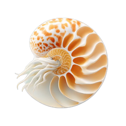 Stunning Nautilus Shell Icon for Environmental Design