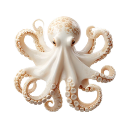 Stylized Octopus Icon for Marine Themes