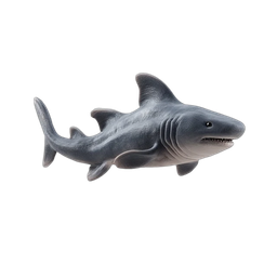 Realistic Shark Icon for Marine Themes