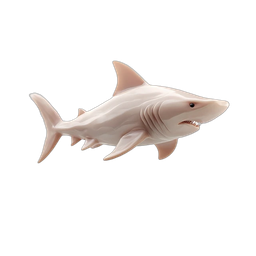 Stylized Shark Icon for Marine Themes