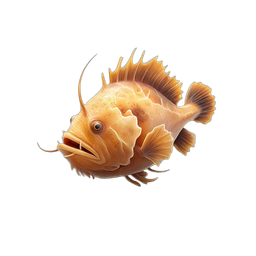 Realistic Fish Icon for Marine Projects
