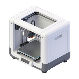 Desktop 3D Printer Icon - Modern Manufacturing Design