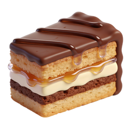 Delicious Chocolate Cake Icon for Food Themes