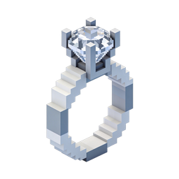 Stylish Diamond Ring Icon for Engagements
