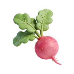 Fresh Radish Icon for Healthy Food Themes