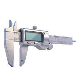 Digital Caliper Precision Measuring Tool Icon