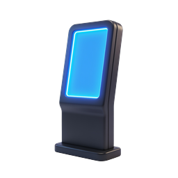 Digital Kiosk Terminal Icon - Modern Self-Service Display