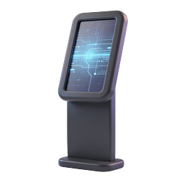 Digital Kiosk Terminal Icon - Modern Self-Service Display