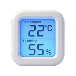 Digital Thermometer Hygrometer Icon | Climate Sensor