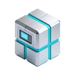 Digital Vault Keypad Icon | 3D Isometric Security