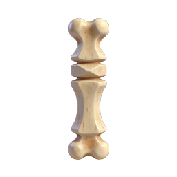 Realistic Dog Bone Icon - 3D Rendered Pet Symbol
