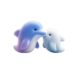 Cute Dolphin Icon for Marine Themes