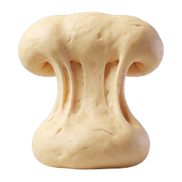 Ícone de Cogumelo de Massa - Arte de Pão 3D Realista