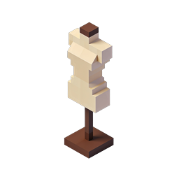 Isometric Dress Form Mannequin Icon | 3D Tailor Dummy