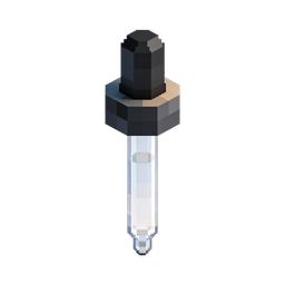 Pixelated Dropper Icon for Medical Use