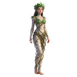 Dryad Nature Spirit Fantasy Character Icon