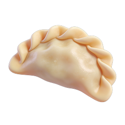 Dumpling Icon - 3D Realistic Chinese Jiaozi