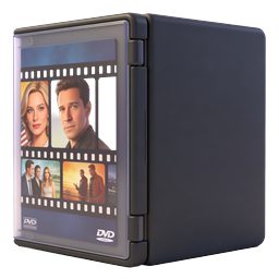 DVD Case Icon - Movie Storage Media Collection