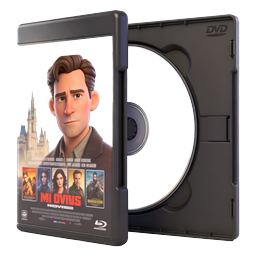 Open DVD Case with Blu-ray Disc Icon - Movie Media