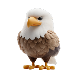 Stylized Eagle Icon for Nature Themes