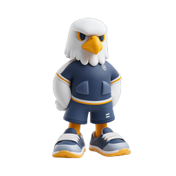 Ícone de Personagem Esportivo Mascote Águia