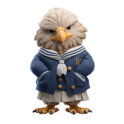 Eagle Sailor School Uniform Character Icon