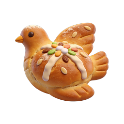 Easter Bird Bread Icon - Festive Holiday Pastry