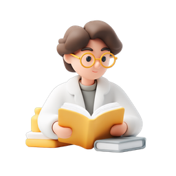 Charming Education Student Icon for Learning Resources