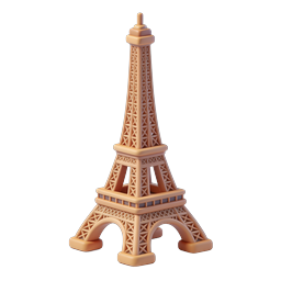 Charming Eiffel Tower Icon for Travel Projects