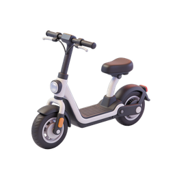 Modern Electric Scooter Icon for Urban Transport