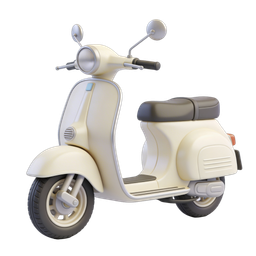 Charming Scooter Icon for Transport Themes