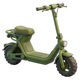 Stylish Electric Scooter Icon for Urban Mobility