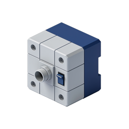 Isometric Electrical Junction Box Icon