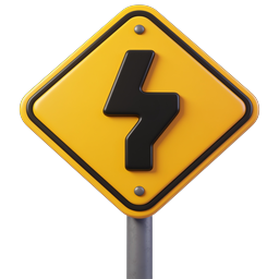 Electrical Hazard Warning Sign Icon - High Voltage